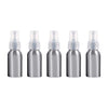 Refillable Glass Fine Mist Atomizers Aluminum Bottle, 50ml(Transparent)