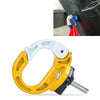 Durable Aluminum Alloy Bag Hook for Motorcycle / Bicycle(Yellow)