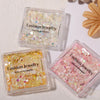 3 Boxes Nail Decorations Shell Sequins Nail Jewelry(01 Golden)