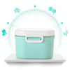 Baby Portable Milk Powder Box Food Container Storage Feeding Box Children Food PP Box, Size:Large12.5  9.5  15cm(Green)