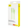Baseus USB to 8 Pin Fast Charging Data Cable, Cable Length:2m(Green)