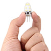 G4 2W 180LM Corn Light Bulb, 12 LED SMD 2835 Silicone, DC 12V, Big Size: 3.9x1.4x0.9cm(White Light)