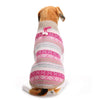 XS Blue Christmas Snowflake Dog Sweater (Knitted)
