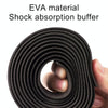1 Pair Cycling Road Bike Sports Bicycle Cork Handlebar Tape Wrap + 2 Bar Plug(Black)