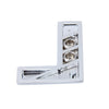 Car Vehicle Badge Emblem 3D English Letter L Self-adhesive Sticker Decal, Size: 4.5*4.5*0.5cm
