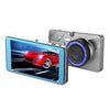 X96 4 inch 2.5D Full HD 1080P Multi-functional Smart Car Dual Lens Video Record Camera Support TF Card / Motion Detection