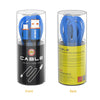 ENKAY ENK-CB203 Cloth Weaving Thread USB to 8 Pin Data Transfer Charging Cable(Blue)