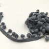 20 Yards Pompom Lace Ribbon Fur Ball Trim For Craft DIY Curtain Home Decorative Clothes Sewing Accessories(Light Grey)