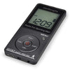 HRD-602 Digital Display FM AM Mini Sports Radio with Step Counting Function (Black)