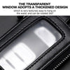 Car Remote Control Universal Visible Zipper Key Case(Claret)
