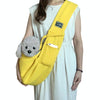 Yellow Pet Carrier Bag for Small Dogs & Cats (Up to 12kg)