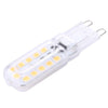G9 3W 300LM 22 LEDs SMD 2835 Transparent Cover Corn Light, AC 110V(Warm White)