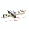 2pcs 3D Printer Cross Wrench Mini Socket M2/M2.5/M3/M4 Screw Nut Tool