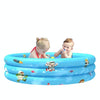 Household Indoor and Outdoor Children Round Three Rings Inflatable Swimming Pool Ball Pool, Size:90 x 30cm(Blue Star Alliance)