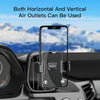 Yesido C136 Car Air Vent Automatic Clip Mobile Phone Holder(Black)