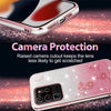 For Samsung Galaxy S20 Ultra Gradient Glitter Flower All-inclusive Phone Case(Pink)