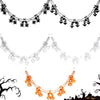 3m Halloween Honeycomb Garland Pendant Spider Bat Party Flag Scene Layout Props(Bat)