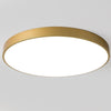 Macaron LED Round Ceiling Lamp, Stepless Dimming, Size:23cm(Gold)