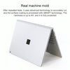 4 in 1 Notebook Shell Protective Film Sticker Set for Microsoft Surface Book 13.5 inch(Grey)