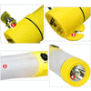 4 in 1 Multi Function Flashlight Alarm Emergency Hammer LED Flash Light For Auto-used(Yellow)
