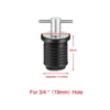 Marine Motorboat Deck Cross Drain Plug Screw, Size: Stainless Steel For 19mm