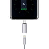 8 Pin Female to USB-C / Type-C Male Metal Shell Adapter(Silver)
