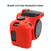 PULUZ Soft Silicone Protective Case for Canon EOS 3000D / 4000D(Red)