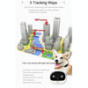 RF-V43 GPS Pet Tracker - 4G Waterproof Location Collar (Black)