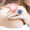 5 PCS Temperature Sensitive Discoloration Adjustable Open Ring(Four-leaf Clover)