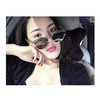 Unisex Fashion Color Film UV400 Reflective Sunglasses (Silver + Ice Blue)