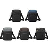 WEPOWER Men Single Shoulder Bag Simple Business Casual Crossbody Bag(Black)