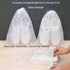 50pcs /Pack 32x38cm Middle Portable Thickened Non-Woven Anti-Yellowing And Sunscreen Shoe Bag Shoe Storage Bag