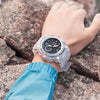 SMAEL 8007 Outdoor Sports Waterproof Dual Display Electronic Quartz Watch(White)