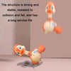 3 PCS Children Animal Press Crawling Toy Car, Specification:Swing Duck (Orange)