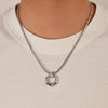 OPK GX2412 Simple Stainless Steel Geometric Pendant Necklace