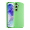 For Samsung Galaxy A55 5G Frosted Translucent TPU Hybrid PC Full Coverage Phone Case(Green)