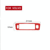 Car Central Control Lower Air Outlet Decorative Sticker for Volvo V60 2010-2017, Left Drive(Red)
