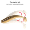 Simulated Fishing Lures Two-Color T-Tail Soft Lures Bionic Sea Fishing Lures, Colour: 9