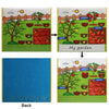 Story Theme Portable Felt Board Classroom Desktop Auxiliary Teaching Kids(Marine Life Theme)