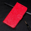 For Xiaomi Redmi K70 Lace Flower Embossing Flip Leather Phone Case(Red)
