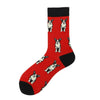 Autumn & Winter Tide Socks Cute Dog Series Middle Tube Men Cotton Socks, Type:1996-2(EUR 39-46)