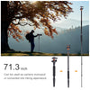K&F CONCEPT KF09.083V1 Camera Tripod Professional Portable Travel Alloy 5-Sections Tripod Stand