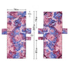 Tie Dye Microfiber Beach Recliner Cover Absorbent Quick Dry Recliner Mat(Purple)