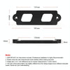 Car Aluminum Alloy Battery Fixing Bracket for Honda Civic 1988-2000(Black)