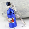 2 PCS Fashion Metal Keyring Car Keychain Auto Key Chain Key Ring