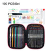 100 PCS/Set Handmade DIY Sweater Knitting Crochet Tools Material Set