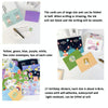 50pcs /Set Happy Birthday Greeting Card With Envelopes And Stickers Set