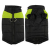 Waterproof Dog Vest, Green, Small - Warm Winter Puppy Jacket