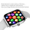 Ochstin 5HK20 1.85 inch Round Screen Silicone Strap Smart Watch with Bluetooth Call Function(Black)