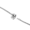 Silver Snake Chain Link Bracelet, Length:19cm(Silver Plated)